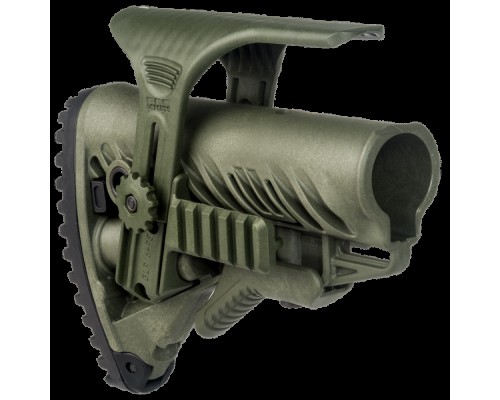Полимерный приклад GLR-16 PCP (упор щеки+ пикатинни) зеленый com/mil-spec Полимерный приклад GLR-16 PCP (упор щеки+ пикатинни) зеленый com/mil-spec