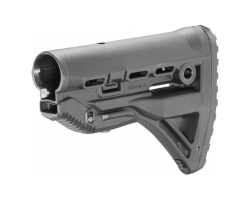Полимерный приклад с амортизатором GL-SHOCK без щеки черный com/mil-spec Полимерный приклад с амортизатором GL-SHOCK без щеки черный com/mil-spec