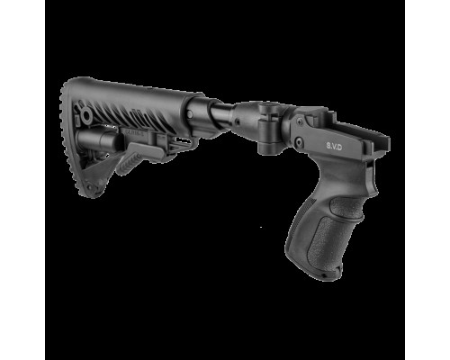 Приклад M4 SVD SB FAB Defense, черный Приклад M4 SVD SB FAB Defense, черный