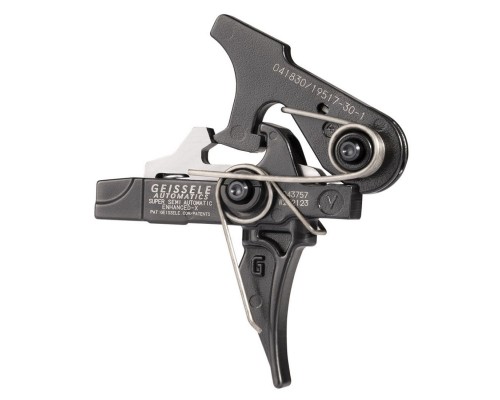 (SSAE-X) УСМ AR-15 Geissele Super Semi-Automatic Government Trigger, кривой крючок (SSAE-X) УСМ AR-15 Geissele Super Semi-Automatic Government Trigger, кривой крючок