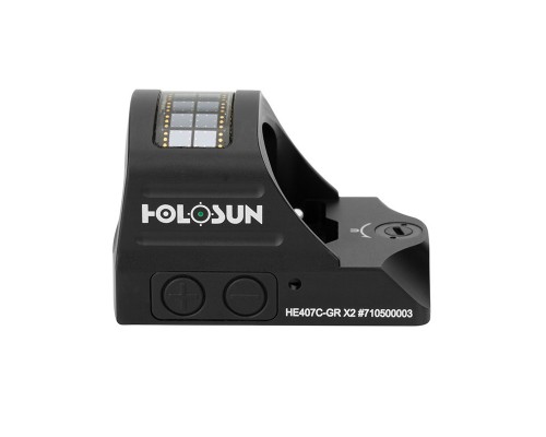 Коллиматор Holosun OpenELITE HE407C-GR X2 без кронштейна Коллиматор Holosun OpenELITE HE407C-GR X2 без кронштейна
