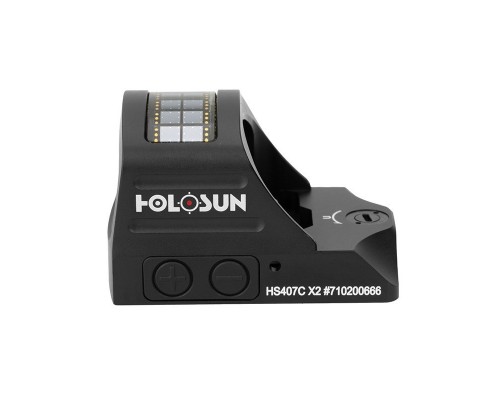 Коллиматор Holosun HS407C X2 компактный без кронштейна Коллиматор Holosun HS407C X2 компактный без кронштейна