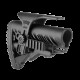 Полимерный приклад GLR-16 PCP (упор щеки+ пикатинни) черный com/mil-spec