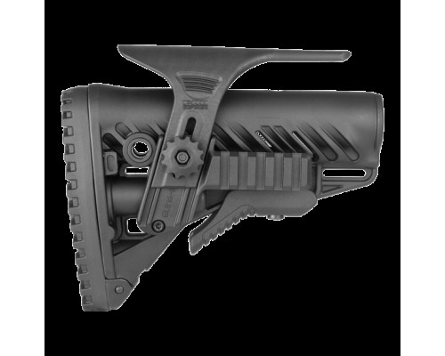 Полимерный приклад GLR-16 PCP (упор щеки+ пикатинни) черный com/mil-spec Полимерный приклад GLR-16 PCP (упор щеки+ пикатинни) черный com/mil-spec