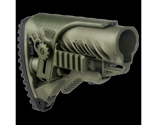 Полимерный приклад GLR-16 PCP (упор щеки+ пикатинни) зеленый com/mil-spec Полимерный приклад GLR-16 PCP (упор щеки+ пикатинни) зеленый com/mil-spec