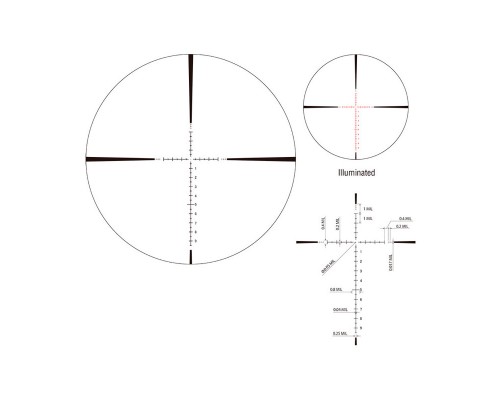 Прицел March-FX 5-40x56 FML-1 FFP, подсветка Прицел March-FX 5-40x56 FML-1 FFP, подсветка
