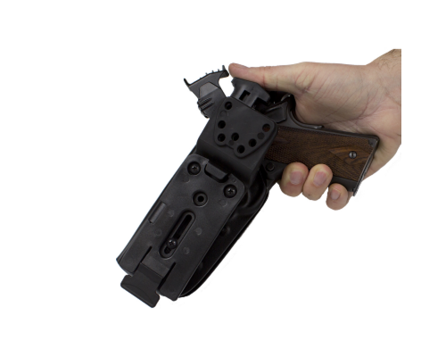 Тактическая пластиковая кобура для Глок 17, ПЯ, Sig Sauer без фонаря WRS Level III Duty Blade-Tech Тактическая пластиковая кобура для Глок 17, ПЯ, Sig Sauer без фонаря WRS Level III Duty Blade-Tech