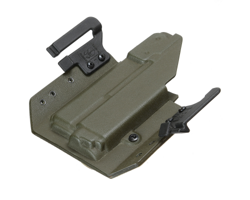 Быстросъемная кобура из Kydex под Glock с фонарём 5.45 DESIGN Быстросъемная кобура из Kydex под Glock с фонарём 5.45 DESIGN
